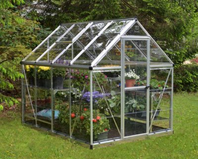 PALRAM Serre polycarbonate Harmony argent 4.6 m&sup2; -  Canopia
