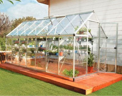 PALRAM Serre polycarbonate Harmony argent 7.9 m&sup2; -  Canopia