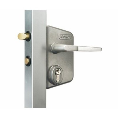 LOCINOX Serrure avec cylindre  pour profil carr&eacute; 30-40-50 mm - LCKX30