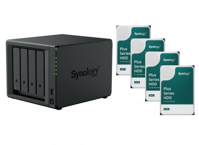 SYNOLOGY Serveur NAS  DS925+ (4Go RAM) avec 4x 6To HAT PLUS