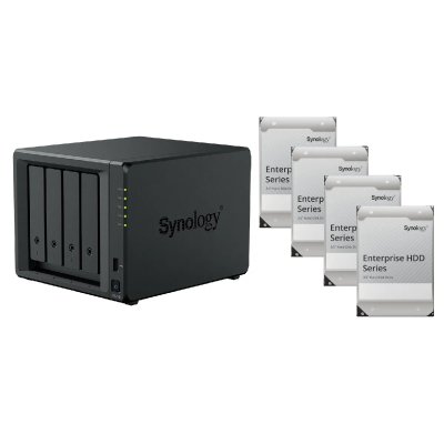 SYNOLOGY Serveur NAS  DS925+ (8Go RAM) avec 4x 8To HAT Enterprise