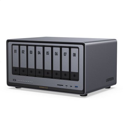 UGREEN Serveur NAS  8 baies DXP8800 Plus 208 To Gris anodis&eacute;