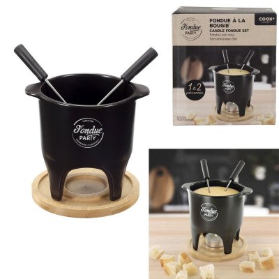 COOK CONCEPT Service &agrave; fondue individuelle ou duo