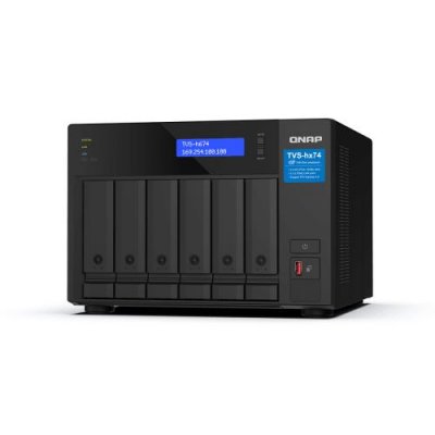QNAP Serwer NAS TVS-h674-i5-32G 6x0HDD Intel i5-12400 32GB SODIMM DDR4
