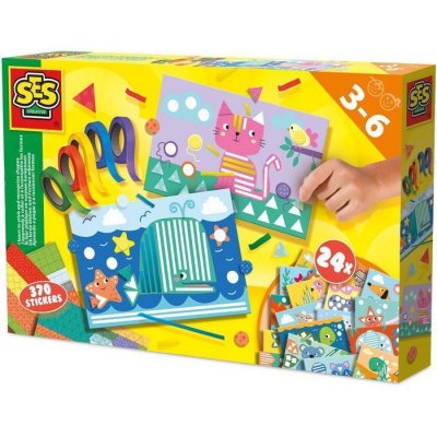 SES CREATIVE SES Creativ e&reg; J'apprends &agrave; coller et &agrave; reconna&icirc;tre les formes