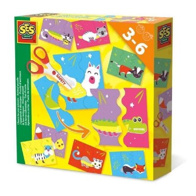 SES CREATIVE SES Creativ e&reg; J'apprends &agrave; couper - puzzle animal