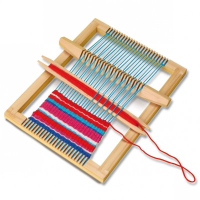 SES CREATIVE  Jeu de Tissage - Avec fils de diff&eacute;rentes couleurs