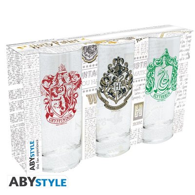 ABYSTYLE Set 3 verres Harry Potter 29 cl