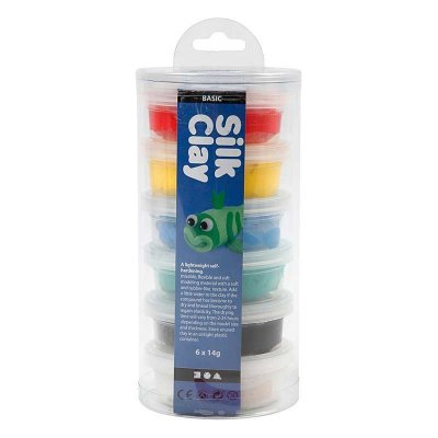HTTPS: IMAGES NA.SSL IMAGES AMAZON.COM IMAGES I 61CXEP5GIBL. SL1024 .JPG Set 6 p&acirc;tes &agrave; modeler silk clay - couleurs primaires - 14 g 738740