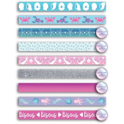 PICWIC TOYS Set 9 minis masking tape avec d&eacute;vidoir sous la mer