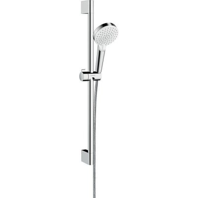 HANSGROHE Set Crometta Vario EcoSmart / Unica'Croma 0,65 m blanc/chrom&eacute;