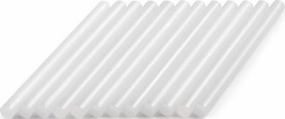 DREMEL Set de 12 pi&egrave;ces Batons de colle 2615GG02JA 7 mm 100 mm transparent