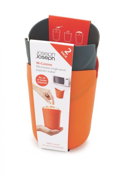 JOSEPH JOSEPH Set de 2 cornets &agrave; pop corn  M-Cuisine