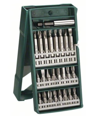 BOSCH Set de 24 embouts de vissage courts Mini-X-Line  2607019676