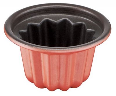 TEFAL Set de 3 moules &agrave; cannel&eacute;s  Creabake J3059004 Orange Sc&eacute;nario