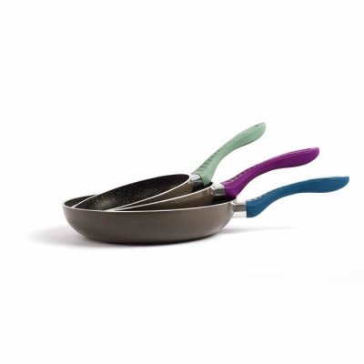 LIVOO Set de 3 po&ecirc;les aspect pierre ilag  feel good moments