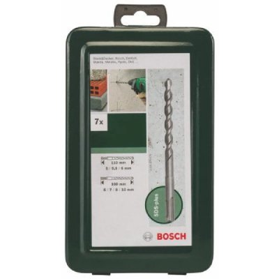 BOSCH Set de 7 forets pour perforateur SDS-plus  2609255544