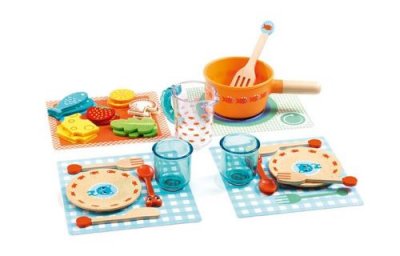 DJECO Set de dinette  A table les chats&nbsp;! 