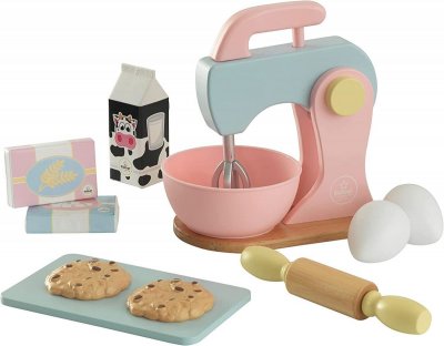 Set de p&acirc;tisserie en bois enfant Pastel