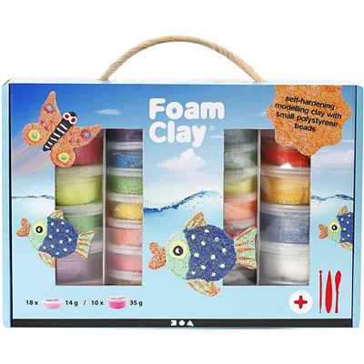 FOAM CLAY Set &reg; , Couleurs assorties, 1set