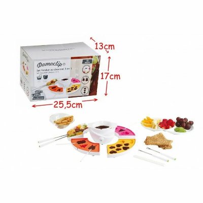 DOMOCLIP Set Fondue A Chocolat 3 En 1,De