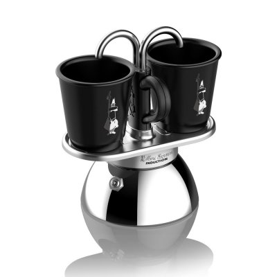 BIALETTI Set mini induction 2 tasses noir - - Noir - Aluminium