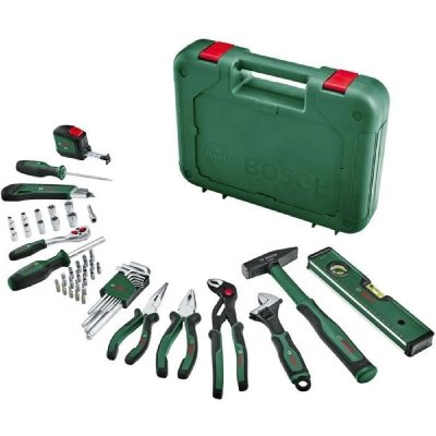 BOSCH Set outils &agrave; main 52 pi&egrave;ces Advanced  Home and Garden