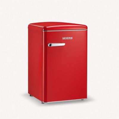 SEVERIN  8830-000 RKS 8830 R&eacute;frig&eacute;rateur Look A+, 106 liters, Rouge R&eacute;tro