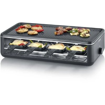 SEVERIN  Black Line Lite RG 2365 - Raclette/grill - 1.3 kWatt - noir
