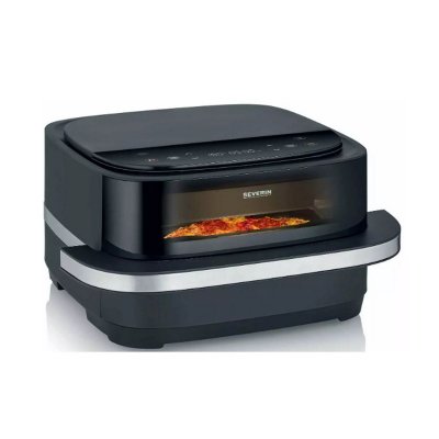 Severin FR 2464 Friteuse &agrave; air chaud 4 l 2100 W fonction minuteur noir 