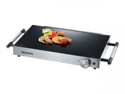 SEVERIN  KG 2385 Design glass grill - Gril -&eacute;lectrique - 862.5 cm &sup2; - inox/noir 