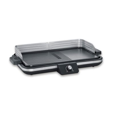 SEVERIN  PG 8564 table Barbecue de table filaire, r&eacute;glage de la temp&eacute;rature en continu noir,argent