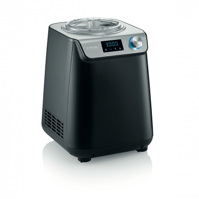 severin - turbine &agrave; glace 2en1 1.2l 135w noir/inox - ez7407 