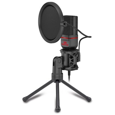  SEYFERT GM100 Microphone de jeu professionnel avec filtre anti-pop (connexion 3,5 mm)