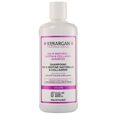 KERARGAN Shampoing volumisant &agrave; la biotine & collag&egrave;ne - 