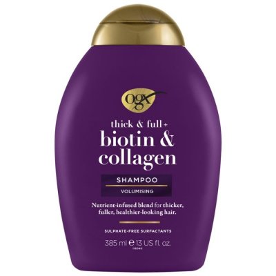 OGX Shampooing volumateur  collag&egrave;ne biotine (385 ml)