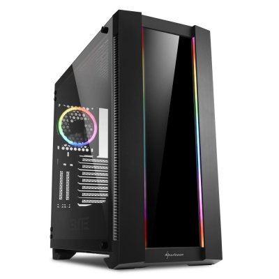 SHARKOON  ELITE SHARK CA200G Midi Tower Black