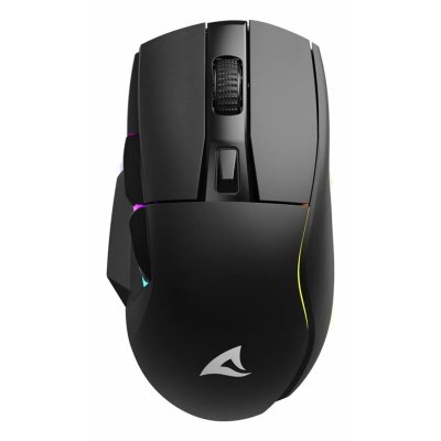 SHARKOON  SGM50W souris Jouer Droitier RF Wireless + USB Type-A Optique 6400 DPI - Neuf