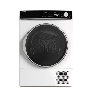 SHARP  S&egrave;che-linge pompe &agrave; chaleur 12kg 59.6cm blanc - KD-NHB2S7GWE-FR