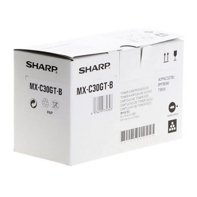 SHARP  Toner noir Original MX-C30GTB