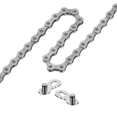 SHIMANO  Cha&icirc;ne &eacute;troite 11 Vitesses XT E8 QL Mixte, Gris, Taille Unique
