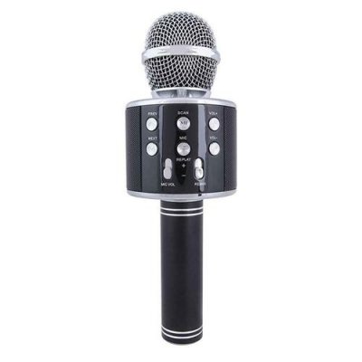GENERIQUE SHOP-STORY - Micro de karaok&eacute; sans fil avec Fonction bluetooth - Noir