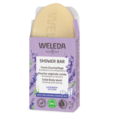 SHOWER BAR jab&oacute;n de ducha s&oacute;lido relajante 75 gr