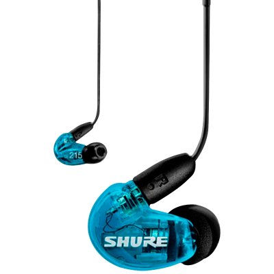 SHURE  Aonic 215 Uni Headphones Bleu,Noir