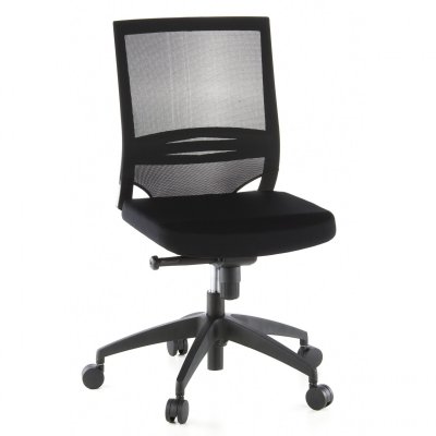 Si&egrave;ge de bureau / Fauteuil de direction PORTO ECO, assise tissu / dossier maille, noir hjh OFFICE