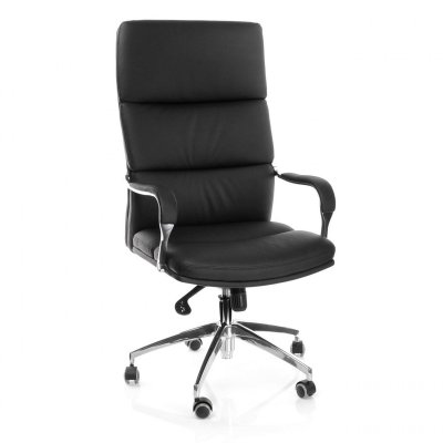 Si&egrave;ge de bureau / Si&egrave;ge de direction BRUNELLO 20, simili cuir noir hjh OFFICE