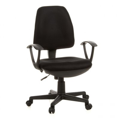 Si&egrave;ge de bureau / Si&egrave;ge pivotant CITY 10, tissu maille noir