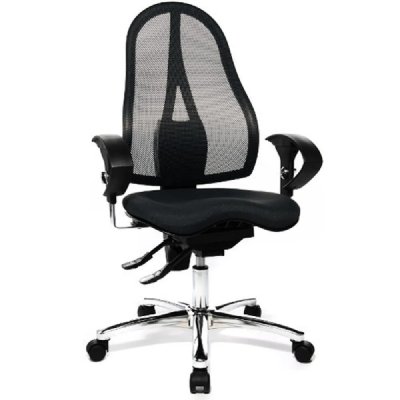 Si&egrave;ge de bureau topstar/ si&egrave;ge wellness sitness 15 al.u2, noir