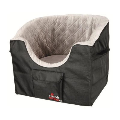 TRIXIE Siege de voiture - 45x39x42cm - Noir et gris - Pour chien - 