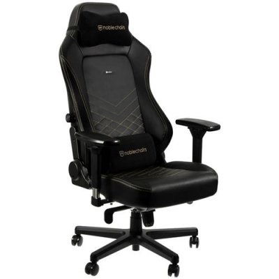 NOBLECHAIRS Si&egrave;ge  Hero Noir et Or 